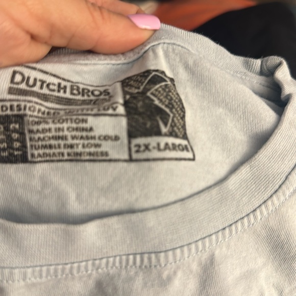 Dutch Bros Light Blue T Red + White + Blue DB 1992 SMALL+MEDIUM+XL+XXL+XXXL - Picture 6 of 8